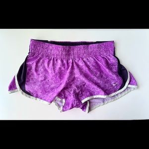 EUC Nike Dri-Fit Medium Women’s Running Athletic Gym Shorts - Purple Med M